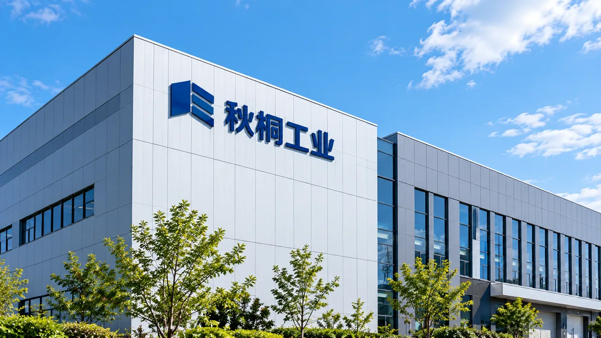 秋桐工业建筑概念示意，非公司真实总部、办公楼或自有厂房