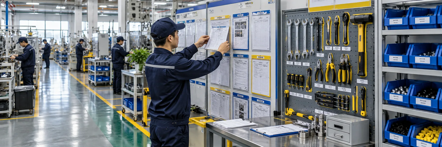 更新工位检查卡与维护现场可视信息的参考示意
